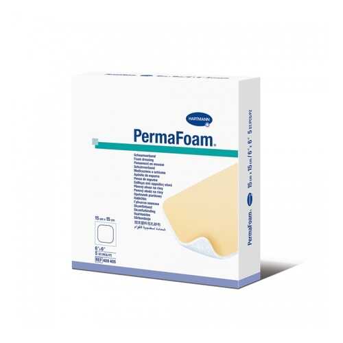 Губчатые повязки PermaFoam 15 см х 15 см 5 шт. в Ригла