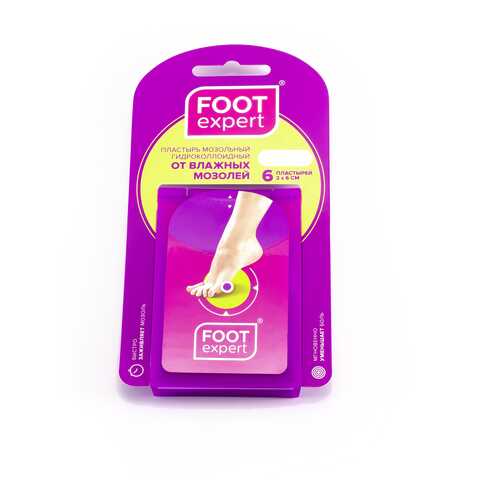Пластырь Foot Expert гидроколлоидный 20 мм х 60 мм 6 шт. в Ригла
