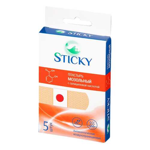 Пластырь мозольный Sticky 5 шт. в Ригла