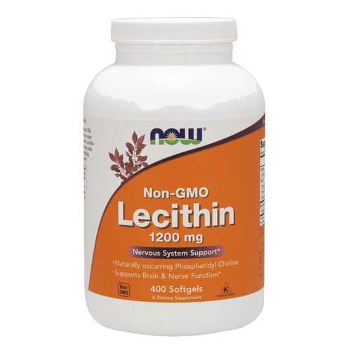 Для нервной системы NOW Lecithin 1200 мг 400 капсул в Ригла