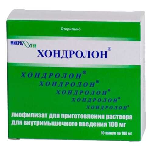 Хондролон лиоф.д/приг.р-ра для в/м.введ.100 мг амп.1 мл 10 шт. в Ригла