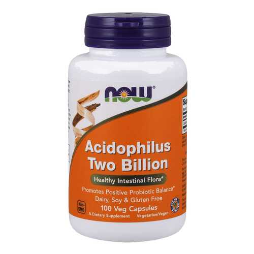 Для пищеварения NOW Acidophilus Two Billion 100 капсул в Ригла