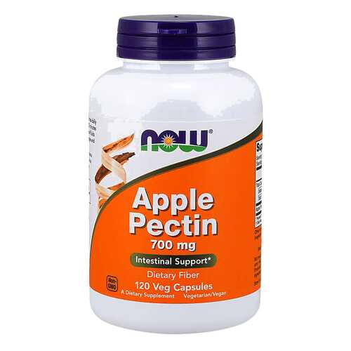 Для пищеварения NOW Apple Pectin 700 мг 120 капсул в Ригла