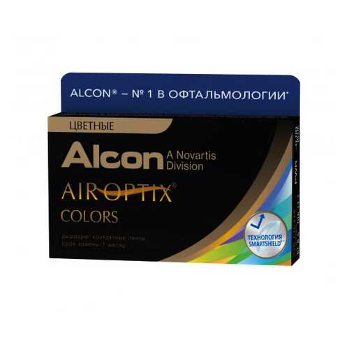 Контактные линзы Air Optix Colors 2 линзы R 8,6 -5,00 Карие в Ригла