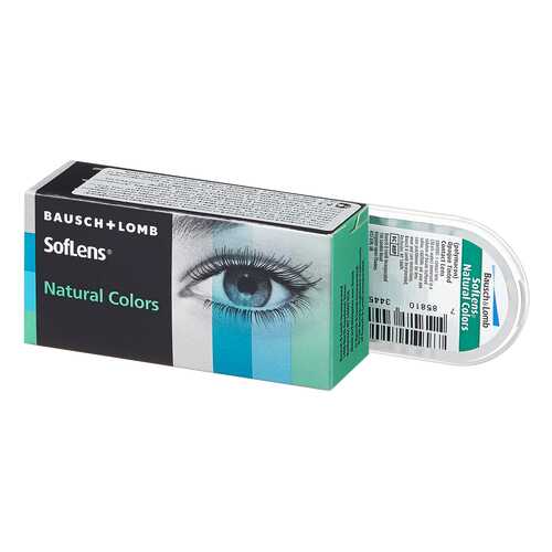 Контактные линзы SofLens Natural Colors 2 линзы -4,50 topaz в Ригла