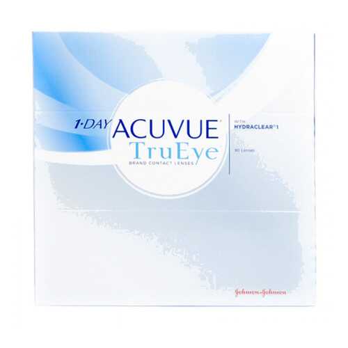 Контактные линзы 1-Day Acuvue TruEye 90 линз R 9,0 -1,25 в Ригла