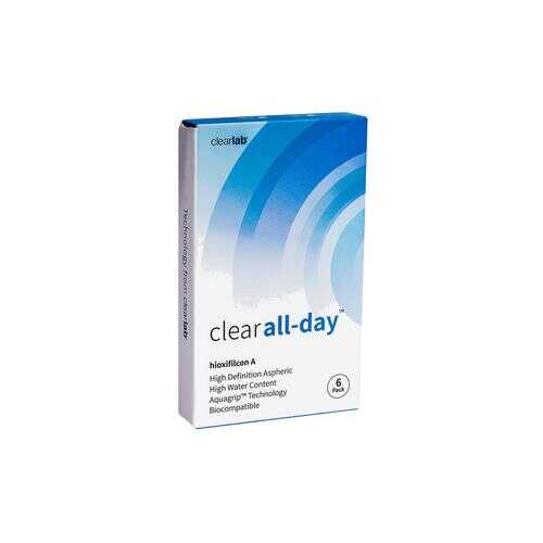 Контактные линзы ClearLab Clear All-Day 6 линз R 8.6 -07,50 в Ригла