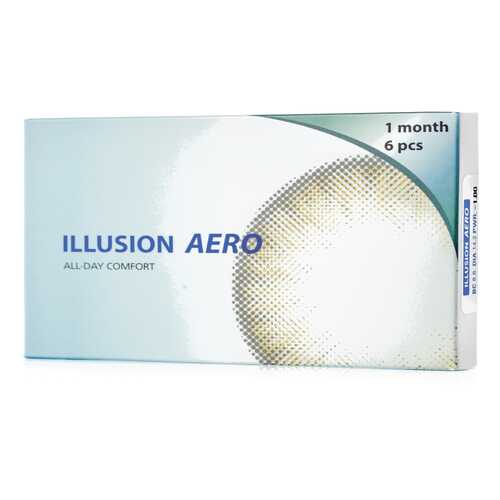 Контактные линзы ILLUSION Aero 6 линз R 8.6 -0.5D в Ригла