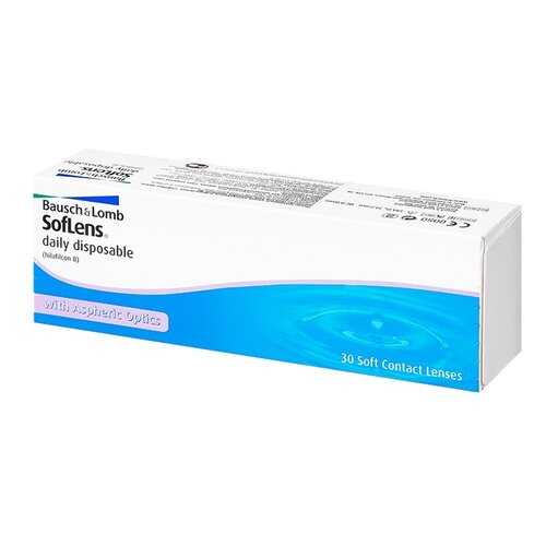 Контактные линзы Soflens Daily Disposable 30 линз -8,00 в Ригла