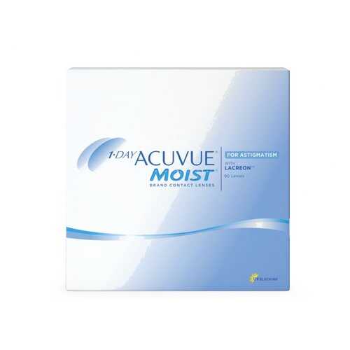 Контактные линзы 1-Day Acuvue Moist for Astigmatism 90 линз -4,25/-0,75/10 в Ригла