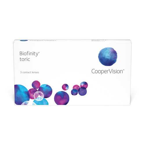 Контактные линзы Biofinity Toric 3 линзы R 8,7 -3,25/-2,25/100 в Ригла