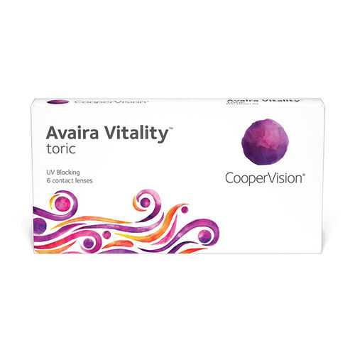 Линзы контактные CooperVision Avaira Vitality toric 6 шт. -10/1,25/150 в Ригла