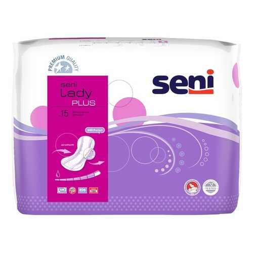 Прокладки урологические SENI LADY Plus для женщин 15 шт. в Ригла