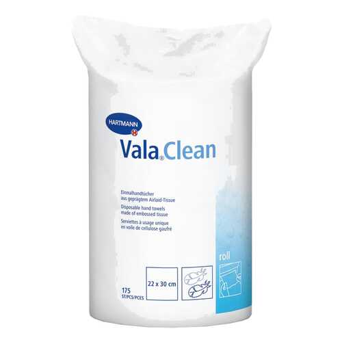 Одноразовые полотенца в рулоне, 22х30 см Vala Clean Roll в Ригла
