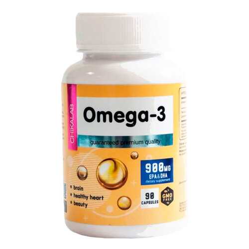 Омега-3 рыбий жир Chikalab Omega-3 900 мг капсулы 90 шт. в Ригла