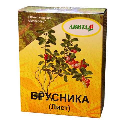 Брусника Авита лист 50 г в Ригла