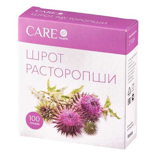 Расторопша шрот Care Health 100 г в Ригла