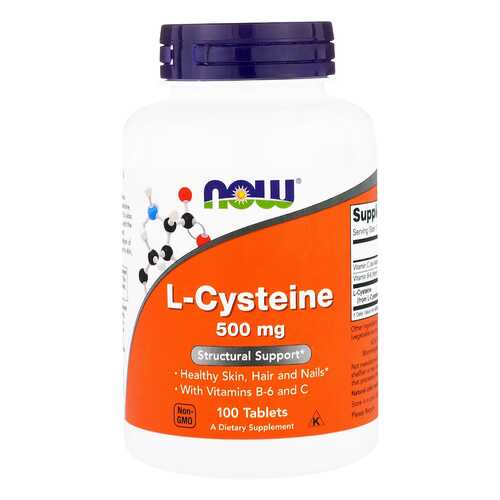 Многокомпонентный препарат NOW L-Cysteine 100 табл. в Ригла