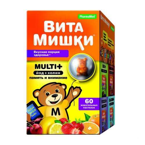 ВитаМишки Мульти+ пастилки жевательные №60 в Ригла