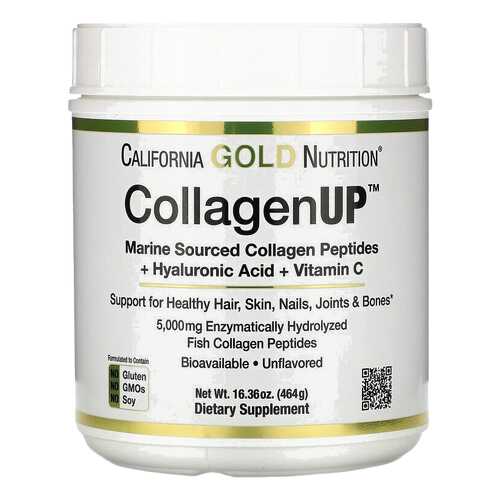 CollagenUP + Hyaluronic Acid + Vit C California Gold Nutrition 5000 мг 464 г в Ригла