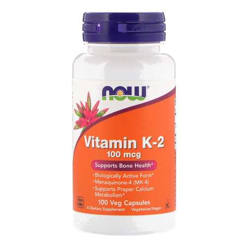 Витаминно-минеральный комплекс NOW Vitamin K-2 100 капс. в Ригла