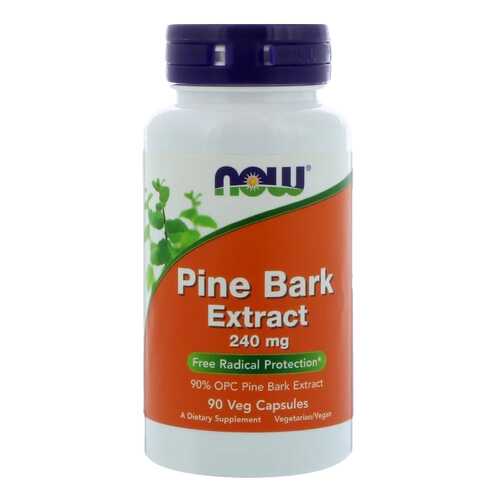 Антиоксидант NOW Pine Bark Extract 90 капсул в Ригла