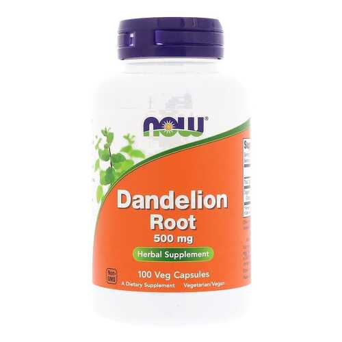 Добавка для здоровья NOW Dandelion Root 100 капс. натуральный в Ригла