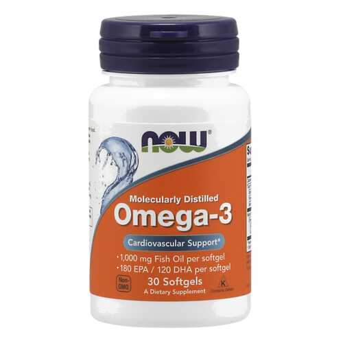 Omega-3 NOW 30 капс. в Ригла